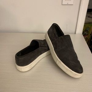 Gray suede Vince sneakers | 8.5